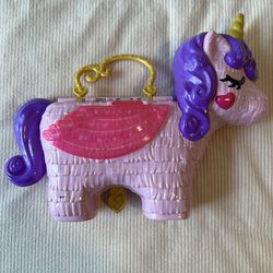 Polly Pocket 2-in-1 Unicorn Party Travel Toy