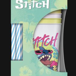 Disney Stitch Color Changing Tumbler Set 