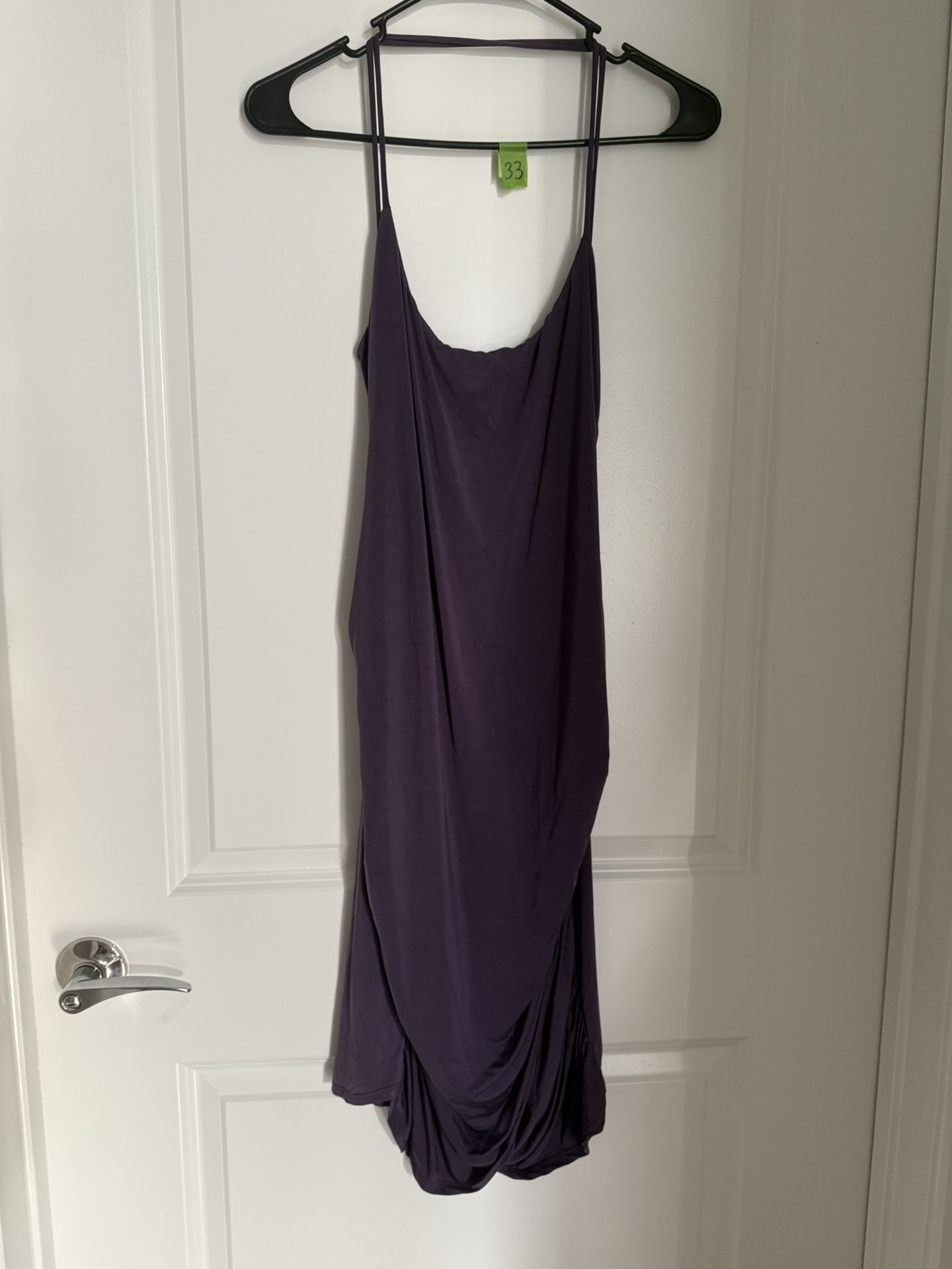 Dress, Spaghetti Strap, Purple, Large 