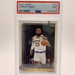 LeBron James 2025 Topps PSA 9 MINT