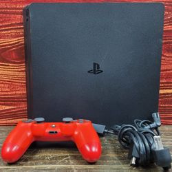Sony PS4 Slim (CUH-2015A) 500GB Console w/ Red Remote