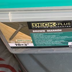 New 25lb  Box Of 3 “ Screws