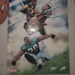Signed Eagles Poster MARVEL