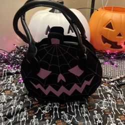 Pumpkin Purse Purple And Black