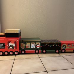 Santa Train Nesting Gift Boxes