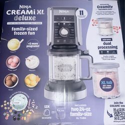 Ninja CREAMi XL Deluxe 11-in-1 Ice Cream Maker