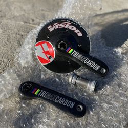 FSA Vision TriMax Carbon TT Crankset 10/11 Speed 55x42T 130mm BCD S-10