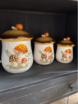 1978 Sears Merry Mushroom jars