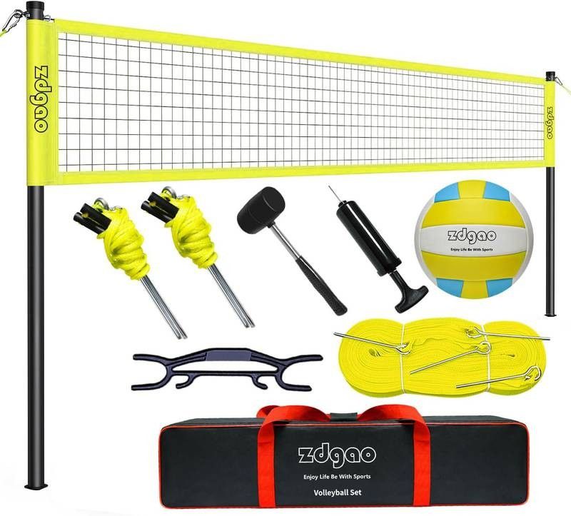 Set De Red Y Pelota Para Volleyboll Nuevo