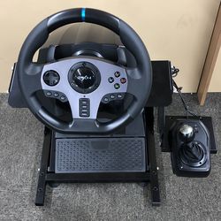 Vevor Gaming PXN-V9 Steering Wheel Kit with Stand