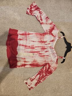 NWT Small Vitage America Pink Tye Dye Top