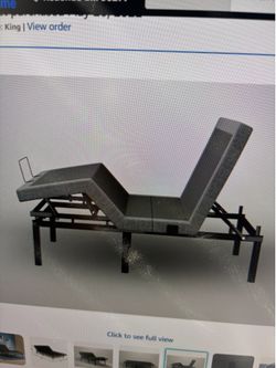 King size adjustable bed frame.