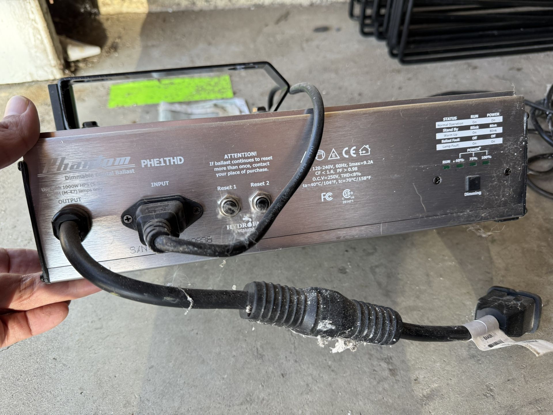 1000w phantom Digital Ballsst 