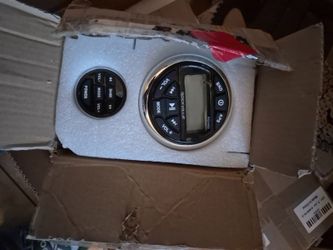 Rockville boat gauge hole Bluetooth stereo reciever