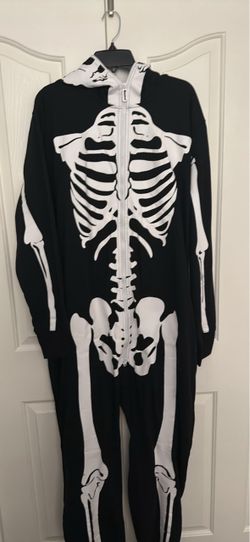 Men skeleton costume