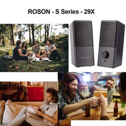 4.2 4.2 out of 5 stars 254 ROSON Computer Speaker, Compact Size Speaker with Headphone Jack, Enhanced Bass and Volume Control, Stereo 2.0 USB Powered 
