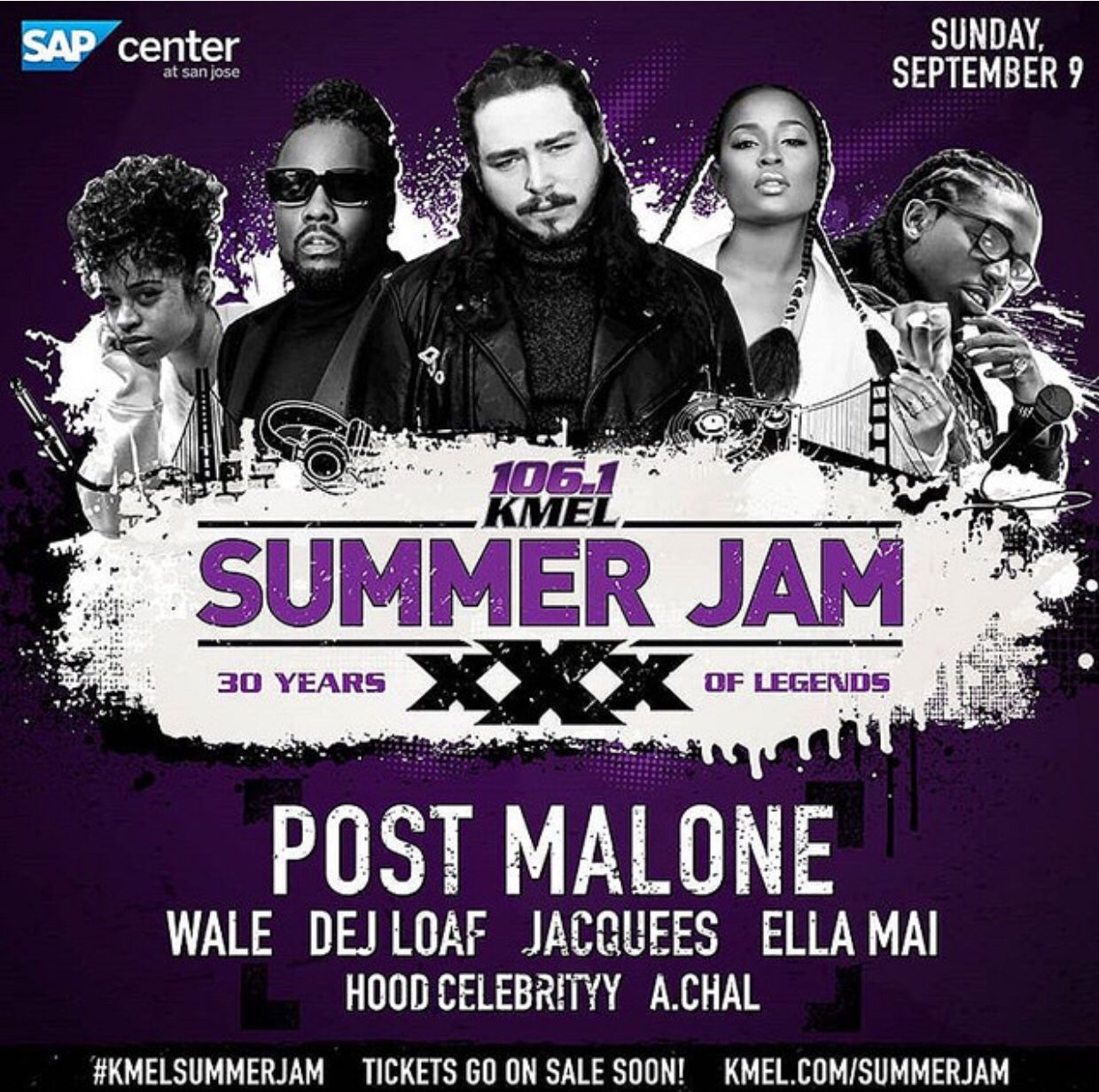 106.1 KMEL Summer Jam 2018 tomorrow September 9th