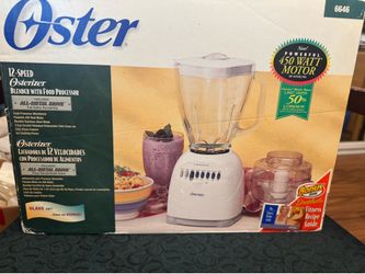 OSTER Powerful 12-speed Blender & Food Processor