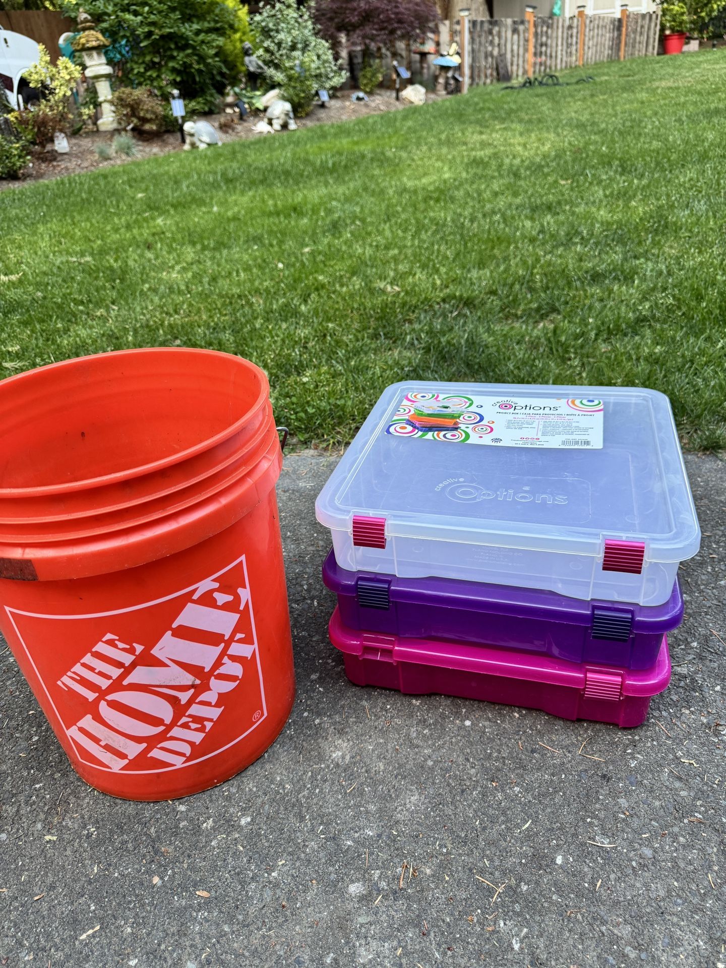 Stackable toys, storage containers, plastic tubs