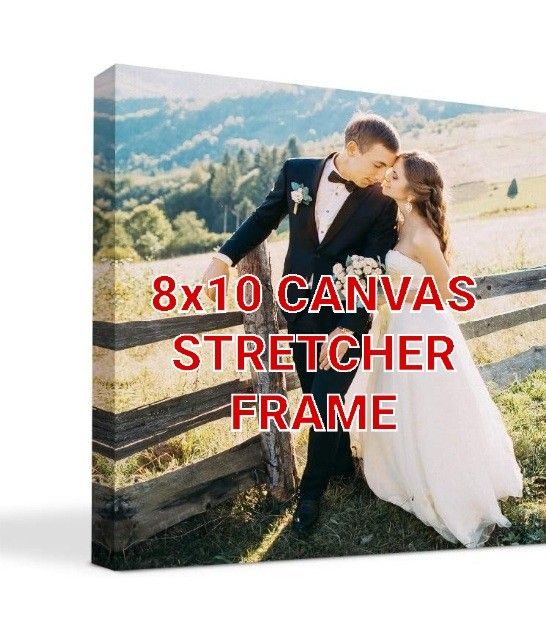 Walgreens 8x10 Snap2Canvas Wood Frame w/ Stretcher Bars for Canvas Print Picture