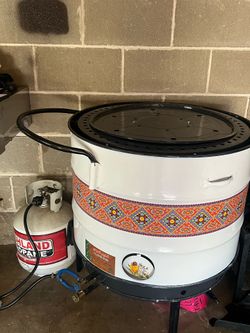 Outside oven