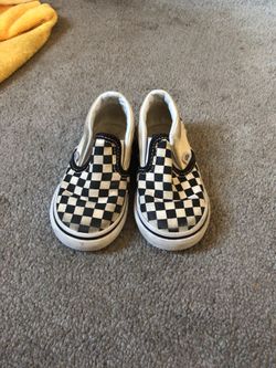 Toddler checkered vans 6t