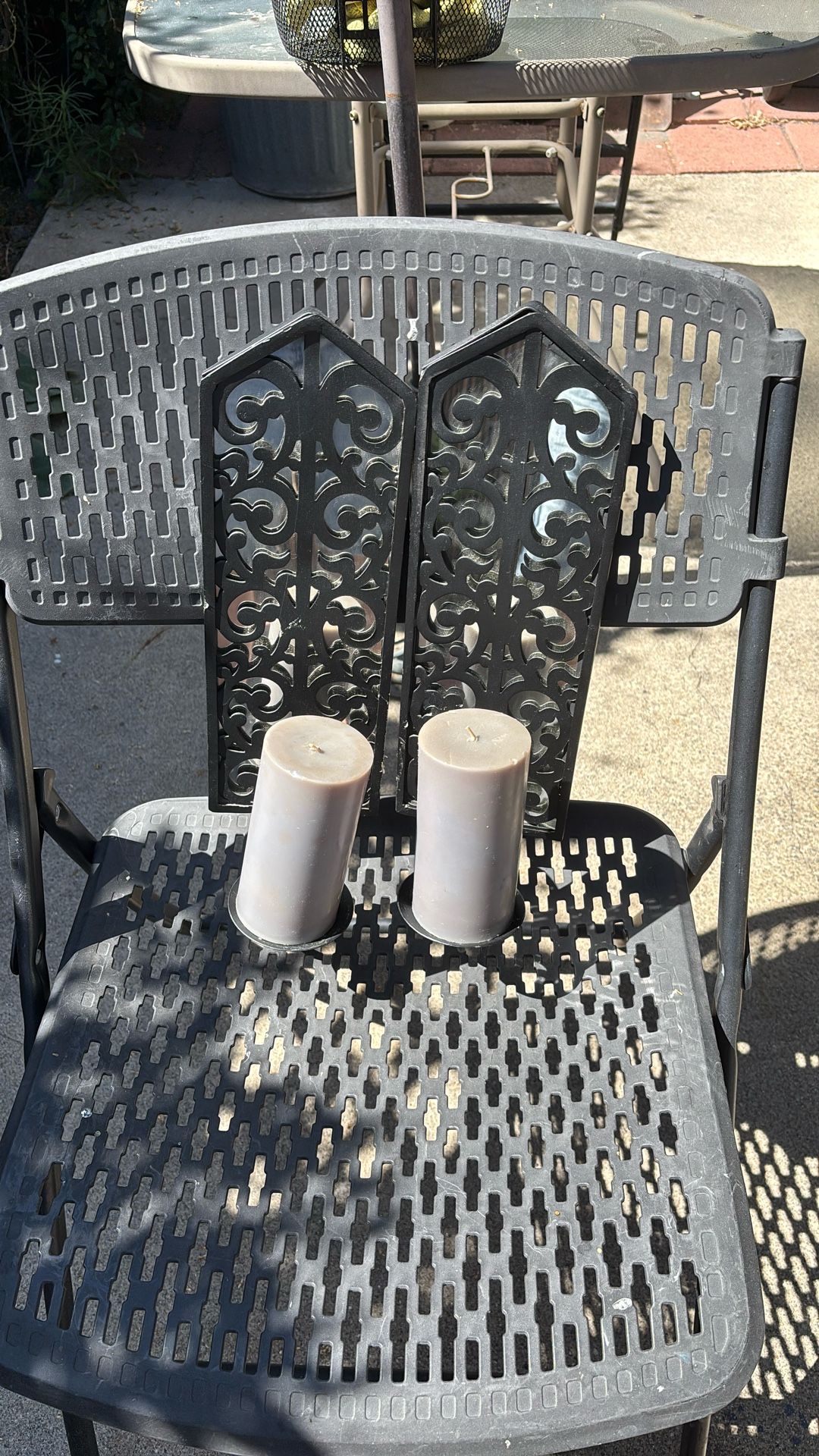 Iron Candle Holders