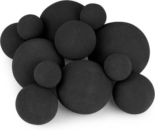 12 Pack Ceramic Fire Balls