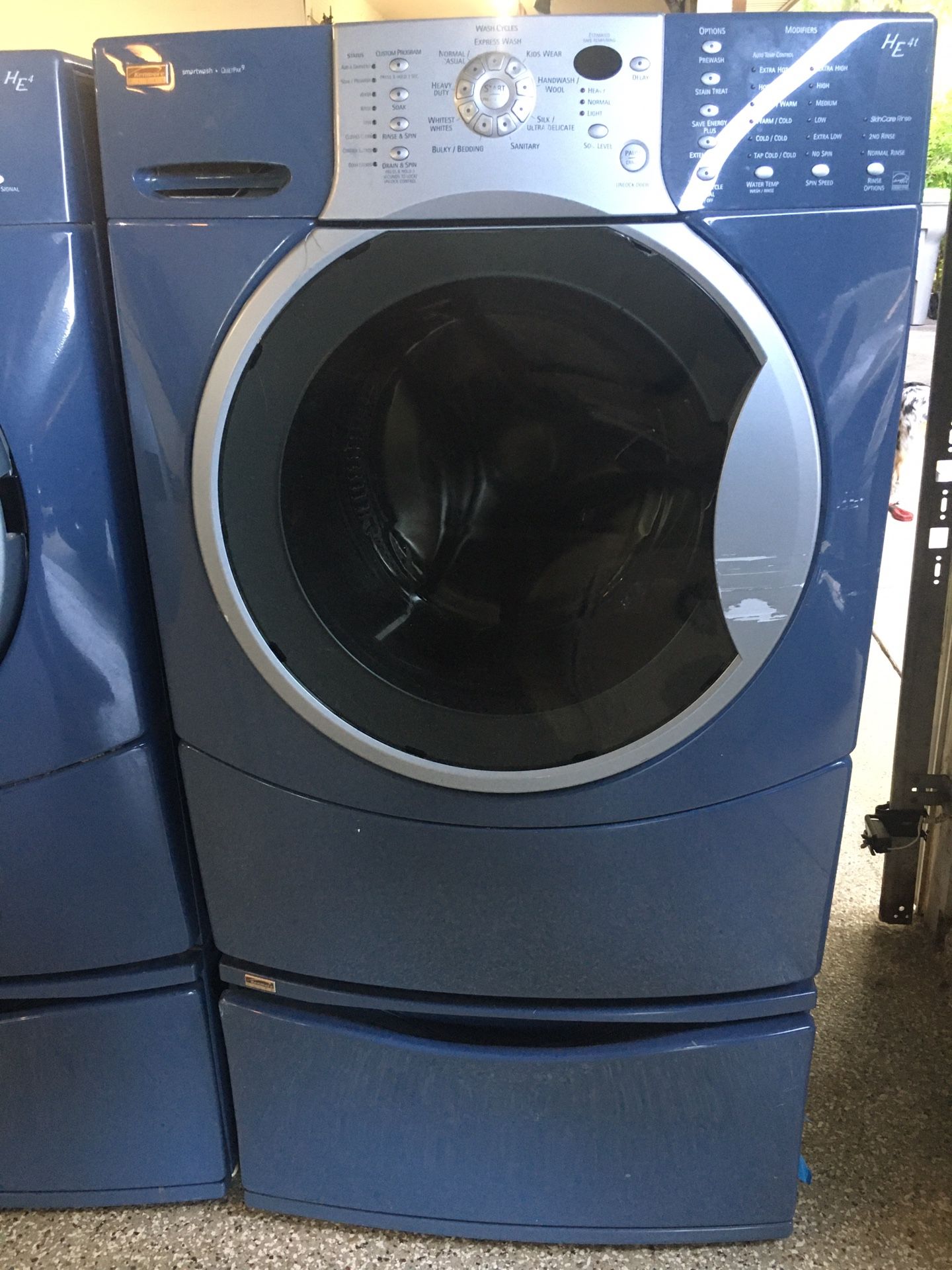 Kenmore Elite Washer and Dryer with Pedestals for Sale in Elgin, IL OfferUp