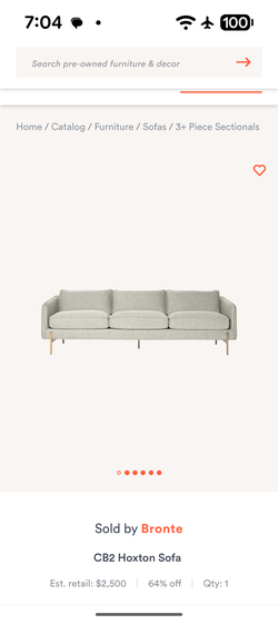 CB2 Horton Sofa