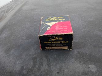Vintage car headlights relay