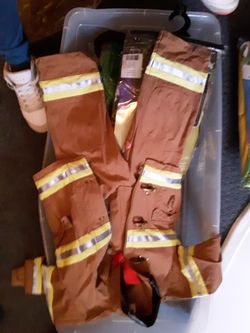 Fire man Halloween outfit (toddler)