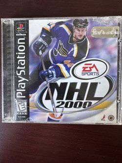 EA Sports NHL 2000 for PlayStation 1 with manual