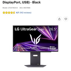 Lg Ultragear Oled 480hz Monitor With Box Receipt Warranty