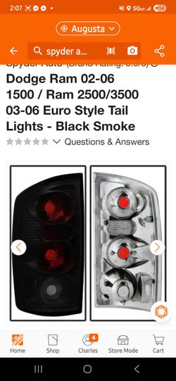 03-06 Ram 1500 Spyder Rear Tail Lights