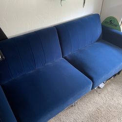 Navy Blue Couch/Futon