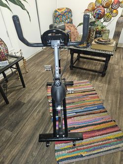 Stationary YAGUD Black Exercise Bike