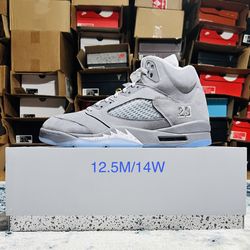 Jordan 5 Retro Wolf Grey (2026) size 12.5M/14W DD0587-002 *NOT TRADING*