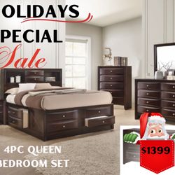 4 Pc Queen Bedroom Set 