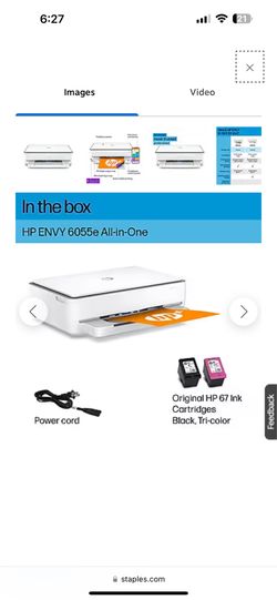 HP ENVY 6055e Printer NEW