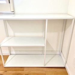 White Metal Console Table | $60 OBO