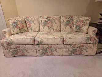 Custom Couch by Newton Furniture.  Pastel Floral