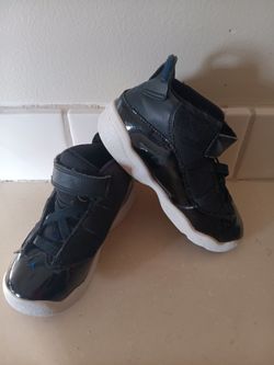 Nike Air Jordan 6 Rings Space Jam Black/Hyper Royal-White Toddler 10C