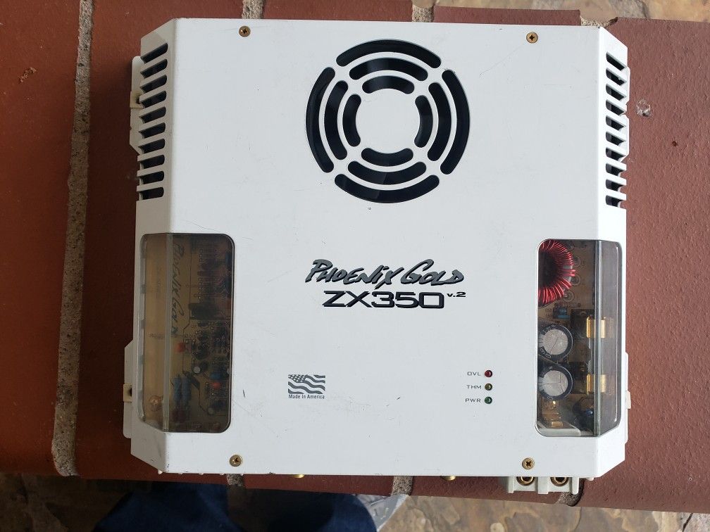 Phoenix Gold ZX350 V.2 Zapco DLS MTX PPI US Amps Audison Kicker