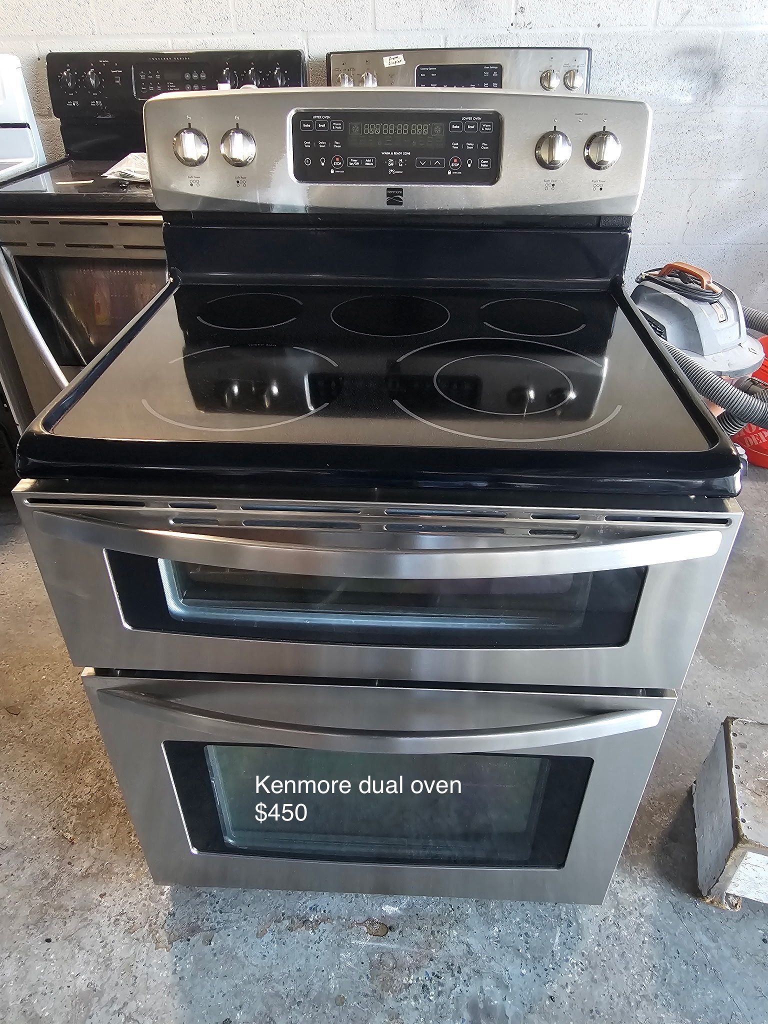 Kenmore Dual Oven Stove Range