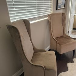 Lauren Bacall Velvet Dining Chairs