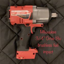 Milwaukee 2864-20 3/4” Drive 20v Li-ion Brushless FUEL Impact New! 