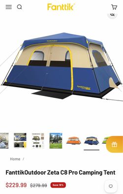 FanttikOutdoor Zeta C8 Pro Camping Tent