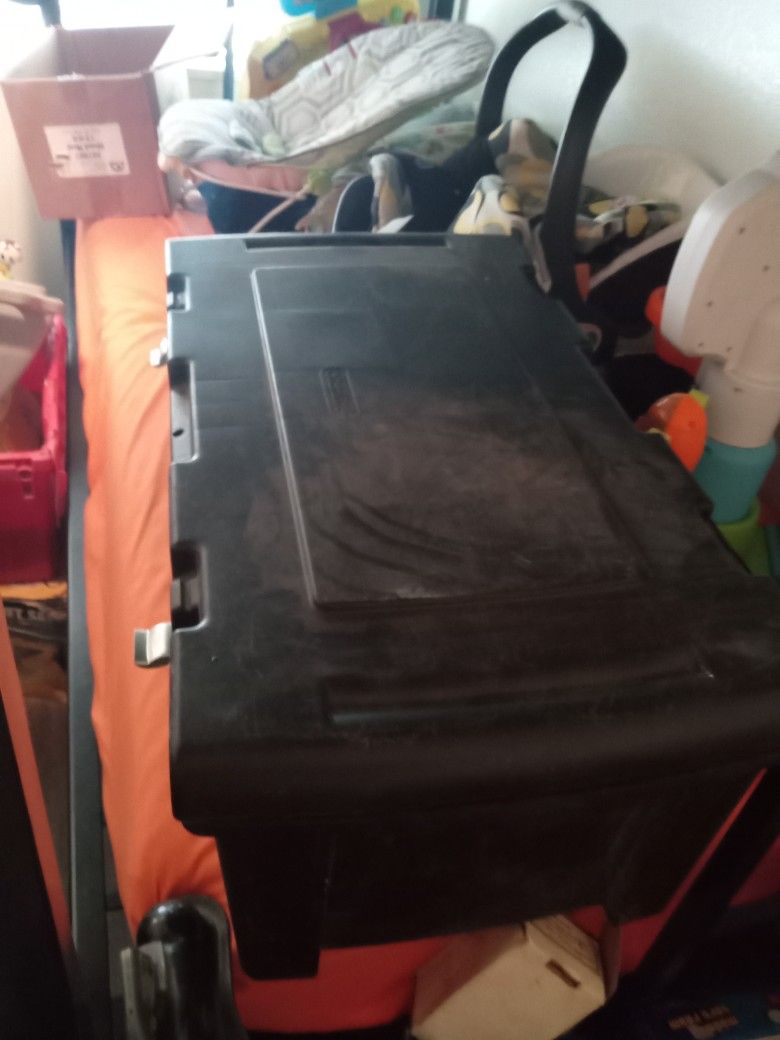 Three Plastic Truck Tool Boxes