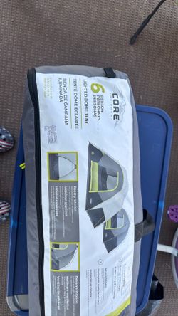 Core 6 person lighted dome tent